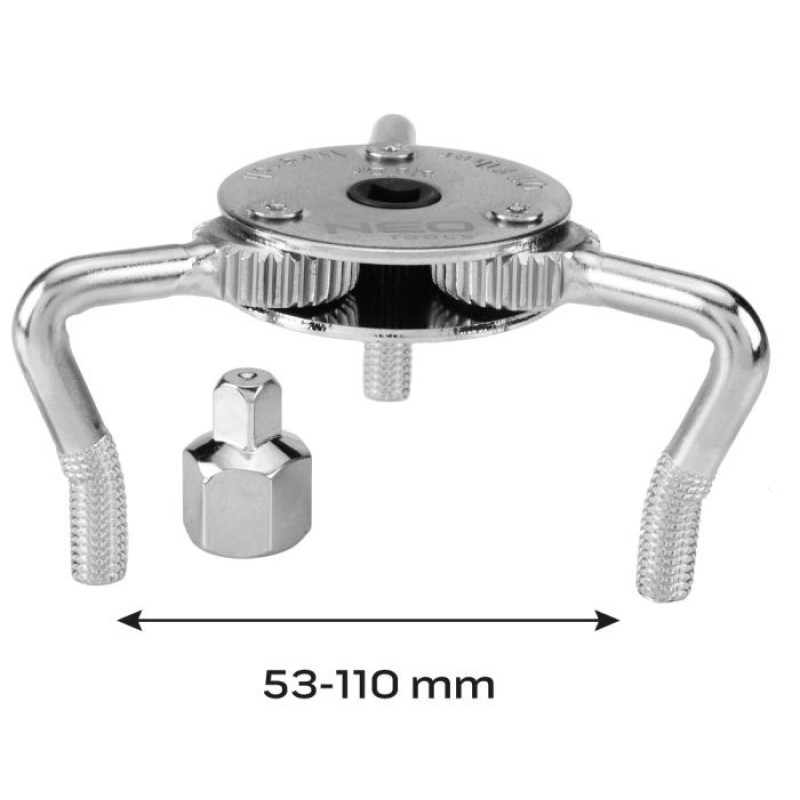 Neo Tools Oil Filter Wrench, 53-110mm Working Range (11-237)