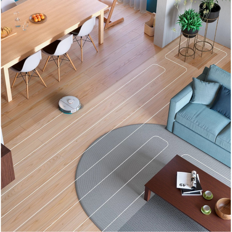 Philips Робот-пылесос Philips Series 2000, h=9.7см, влажная уборка, конт пыль -0.38л, вода -0.3л, автон. раб. до 120мин, EPA 11, Wi-Fi, станция самоочищ., белый (XU2100/25)