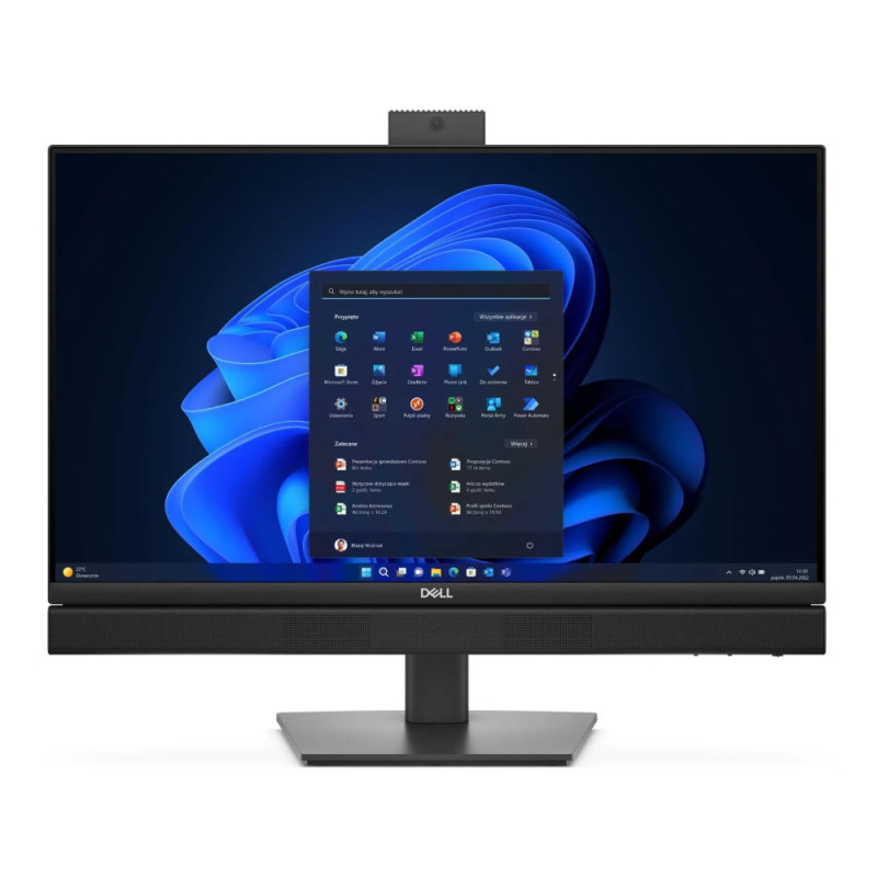 Dell Комп'ютер персональний моноблок Pro AiO 23.8" FHD IPS AG, Intel U5-235T, 16GB, F512GB, UMA, WiFi, кл+м, Win11P (BTO103_QC24251)