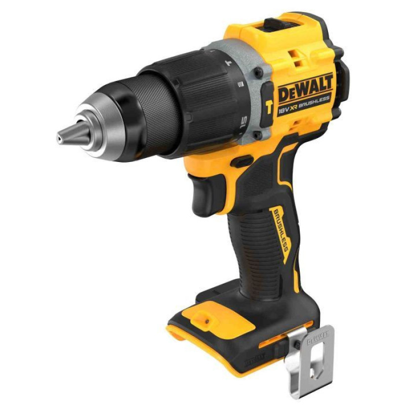 DeWALT Шурупокрут-дриль ударний акумуляторний  XR Li-Ion 18В 90Нм 0-450·0-1650об/хв 0-7650·0-28050уд/хв, 1.17кг без АКБ та ЗП (DCD799N)