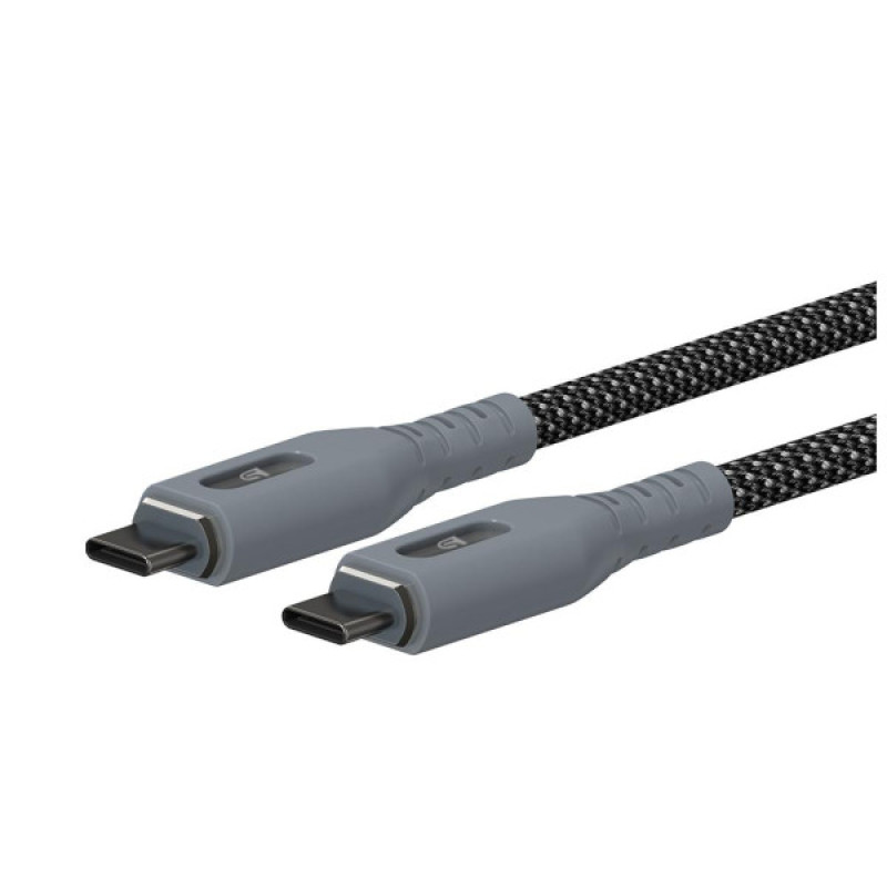 Дата кабель USB-C to USB-C 1.0m Magnetic 60W Black Armorstandart (ARM75513)