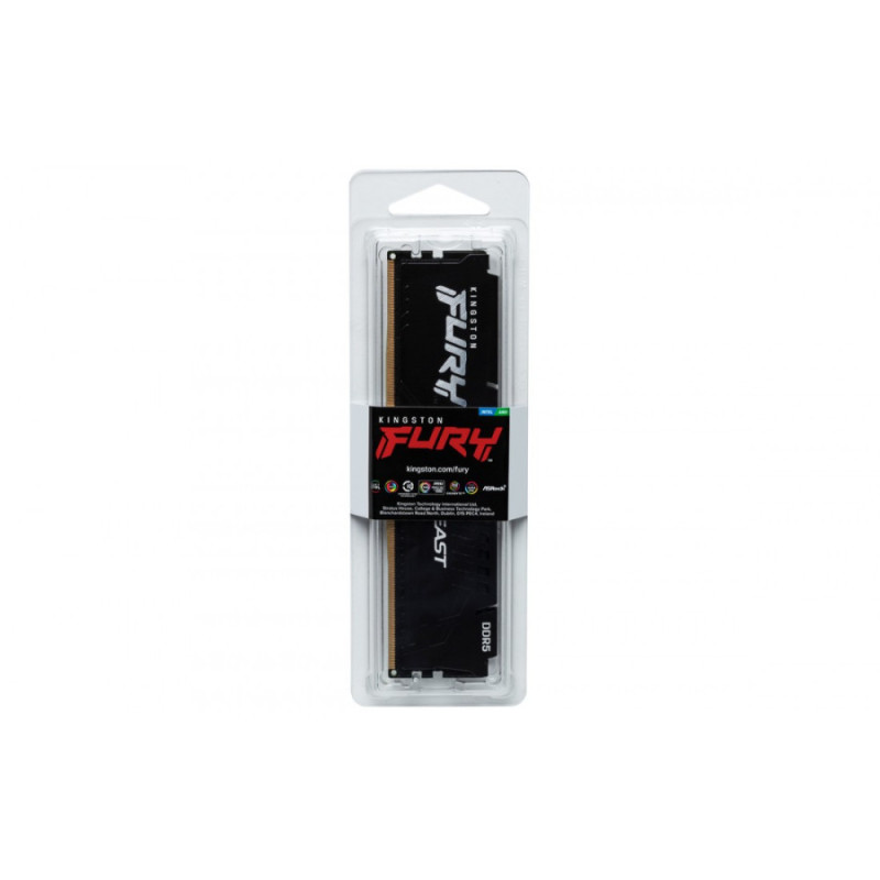 Kingston Memory DDR5 16GB 6000 FURY Beast Black