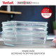 Tefal Set of containers Master Seal, 3 pcs., glass, transparent (N1051110)