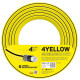 Cellfast Garden hose 4YELLOW 1/2  50m, 4 layers, up to 20 Bar, -10...+50°C (10-502)