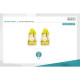 Digitus Патч-корд CAT 6a S-FTP, 1м, AWG 26/7, Cu, LSZH, жовтий (DK-1644-A-010/Y)