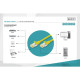 Digitus Патч-корд CAT 6a S-FTP, 1м, AWG 26/7, Cu, LSZH, жовтий (DK-1644-A-010/Y)