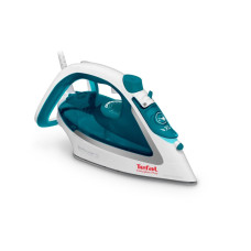 Tefal iron Easygliss Plus, 2500W, 270ml, steam boost -195g, constant steam - 45g, ceramic soleplate, white-blue (FV5718E0)