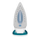 Tefal iron Easygliss Plus, 2500W, 270ml, steam boost -195g, constant steam - 45g, ceramic soleplate, white-blue (FV5718E0)