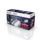 Tefal iron Easygliss Plus, 2500W, 270ml, steam boost -195g, constant steam - 45g, ceramic soleplate, white-blue (FV5718E0)