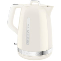 Moulinex electric kettle Soleil, 1.7L, Strix, plastic, ivory (BY320A10)