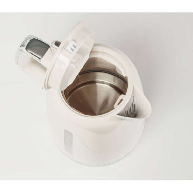Moulinex electric kettle Soleil, 1.7L, Strix, plastic, ivory (BY320A10)