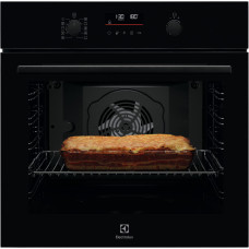 Electrolux Духова шафа Electrolux електрична, 72л, A++, дисплей, конвекція, піроліз, телескопічні напрямні, чорний (LOF6P16Z)