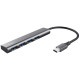 Trust USB-Hub Halyx Type-C to 4-Port USB-A 3.2 Grey (24948_TRUST)