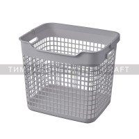 ARDESTO Кошик для білизни Ardesto 38x29.5x33см, 26л, пластик PP, сірий (ARHC2402GG) ARDESTO Кошик для білизни Ardesto 38x29.5x33см, 26л, пластик PP, сірий (ARHC2402GG)