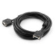 Кабель мультимедийный VGA M to VGA M 5.0m Vinga (VCPDCVGAMM5MBK)