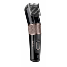 BaByliss Машинка для стрижки Babyliss, сеть+аккум., вибрационный мотор, насадок-1, сталь, черно-розовый (E973E)