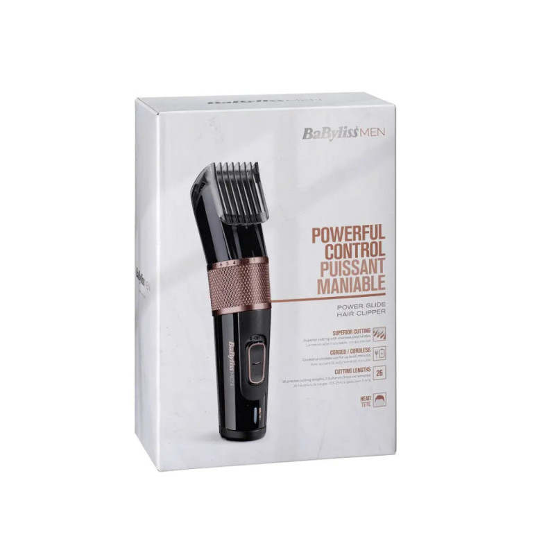 BaByliss Машинка для стрижки Babyliss, сеть+аккум., вибрационный мотор, насадок-1, сталь, черно-розовый (E973E) BaByliss Машинка для стрижки Babyliss, сеть+аккум., вибрационный мотор, насадок-1, сталь, черно-розовый (E973E)