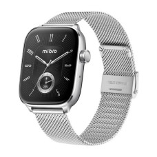 Mibro Смарт-годинник Fit 44мм, 1.75", 390x450, AMOLED, BT 5.3, GPS, 2 ATM, сріблястий (XPAW027S)