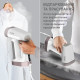 Tefal Steamer compact Pure Force 2in1, 1800W, 180ml, constant steam - 35g, ceramic soleplate, white (DT8720E0)