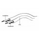 Кабель мультимедийный 3.5mm M to 3.5mm M 1.0m 90° corner Cablexpert (CCAPB-444L-1M)