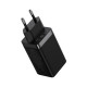 Зарядное устройство Baseus 2xUSB-C 65W + 1xUSB GaN + cable USB-C to USB-C 100W 1.0m black (CCGP120201)
