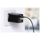 Зарядное устройство Baseus 2xUSB-C 65W + 1xUSB GaN + cable USB-C to USB-C 100W 1.0m black (CCGP120201)