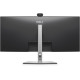 Dell Монітор DELL 34  P3426WEB HDMI, DP, USB-C, RJ-45, MM, IPS, 3440x1440, 21:9, 100Hz, sRGB 99%, CURVED, HAS, Cam (210-BVHQ)