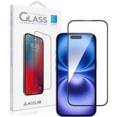 Стекло защитное ACCLAB Full Glue Apple iPhone 16 Plus Black (1283126593260)