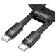 Дата кабель USB-C to USB-C 2.0m 100W black Essager (EXCTT1-XCA01)
