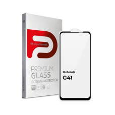 Стекло защитное Armorstandart Full Glue Motorola G41 Black (ARM65485)