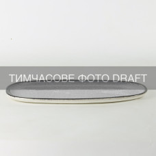 ARDESTO Тарілка Ardesto Daiano, 22см, порцеляна, сірий (AR1727DG)