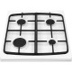 Hansa Сombined сooker, 50х60sm, 62L, cast iron, gas control, displ., white (FCMW59209)