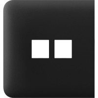 Ajax Боковая панель для встроенной интернет-розетки SideCover LAN черная (126212.319.BL) (000058921)