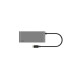Концентратор Belkin USB-C 7-in-1 2xUSB 3.0 + USB-C + PD + HDMI 2.0 4K60Hz + SD/TF gray (AVC023HQSGY)