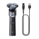 Philips Electric shaver rotary, 4.5V, razor head-3, Li-Ion, dry+wet, black-blue (X5006/00)