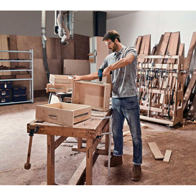 Bosch Cordless Drill Screwdriver GSR 12V-30, 12V 2x2.0 Ah, 30Nm, 20+1, 420/1600rpm, brushless, 0.78kg (0.601.9G9.000)