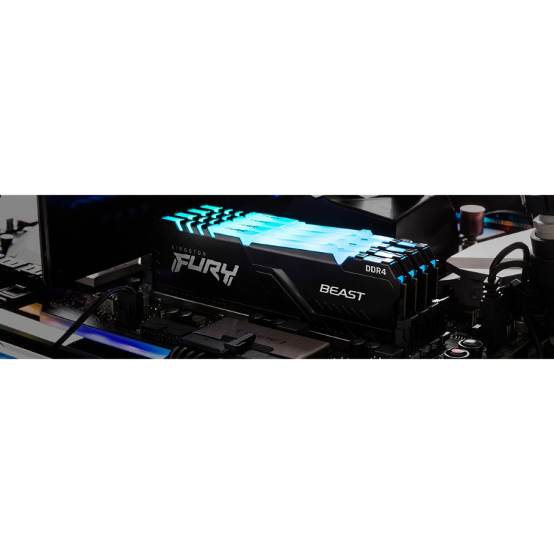 Kingston Memory DDR4 32GB 2666 FURY Beast Black