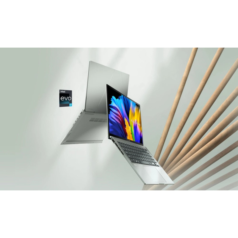 ASUS Notebook ZZenbook 14 UX3402VA-KP783 14  WQXGA IPS, Intel i7-13700H, 16GB, F512GB, UMA, NoOS, Silver (90NB10G6-M017J0)