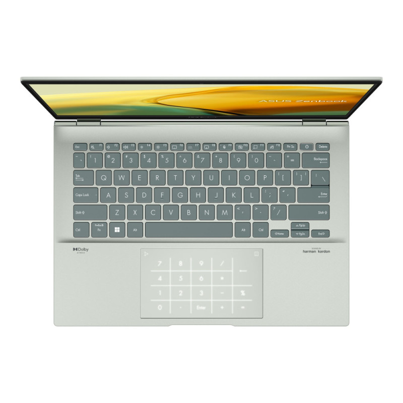 ASUS Notebook ZZenbook 14 UX3402VA-KP783 14  WQXGA IPS, Intel i7-13700H, 16GB, F512GB, UMA, NoOS, Silver (90NB10G6-M017J0)