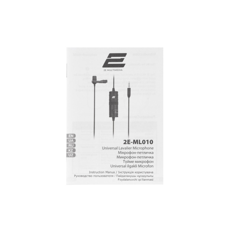 2E Lavalier Microphone ML010 3.5mm (2E-ML010)