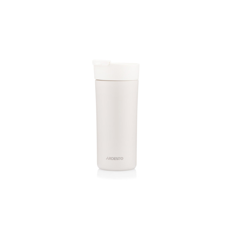 ARDESTO Travel mug Viaggio 400 ml, stainless steel, beige (AR2640OL)