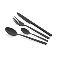 ARDESTO Cutlery set Black Mars Favola 4pcs., black, stainless steel (AR0704FSB)