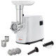 Tefal meat grinder HV1 7in1, 1600W, 1.9kg/min, 3 cutting plates, sausages nozzle, 3 veg.slicer, tomato juicer, white (NE114130)