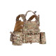 2E Tactical Military Plate Carrier Type1, Molle, Multicam (2E-MILPLACARR1-MC)