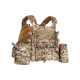 2E Tactical Military Plate Carrier Type1, Molle, Multicam (2E-MILPLACARR1-MC)