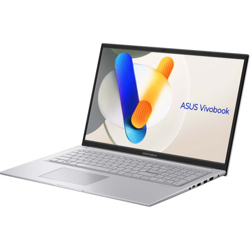 ASUS Notebook Vivobook 17 X1704VA-AU454 17.3  FHD IPS, Intel 3-100U, 16GB, F512GB, UMA, NoOS, Silver (90NB13X1-M003S0)