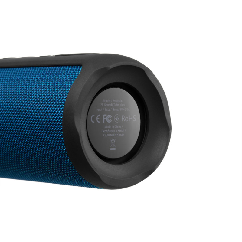 2E Portable Speaker SoundXTube Plus TWS, MP3, Wireless, Waterproof Blue (2E-BSSXTPWBL)