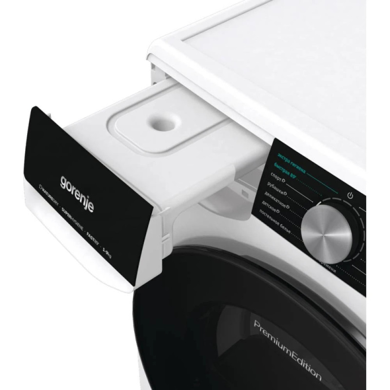 Gorenje Сушильная машина тепловой насос, 9кг, A++, 60см, дисплей, 15 программ, подсветка барабана, белый (DNS92)