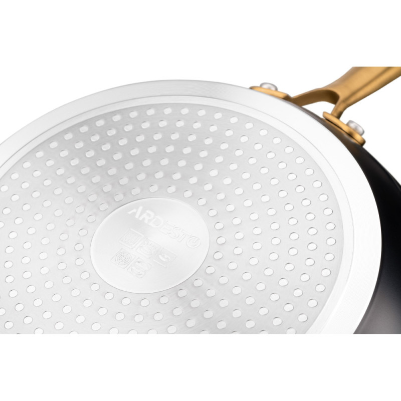 ARDESTO Fry pan Black Mars Sparkle, 26cm, aluminium, black (AR1926BM)