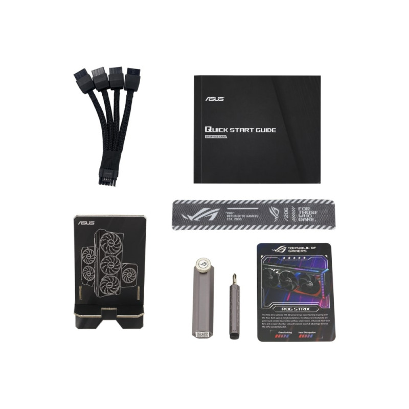 ASUS Видеокарта GeForce RTX 4090 24GB GDDR6X STRIX OC GAMING ROG-STRIX-RTX4090-O24G-GAMING